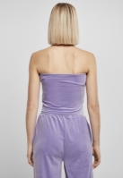 Ladies Short Velvet Tube Top