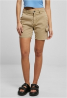 Ladies High Waist Cargo Shorts