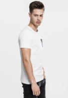 Synthetic Leather Pocket Tee