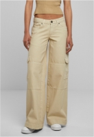 Ladies Low Waist Cargo Denim