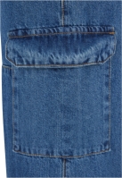 Ladies Low Waist Cargo Denim