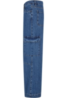 Ladies Low Waist Cargo Denim