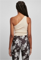 Ladies Cropped Asymmetric Top