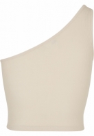 Ladies Cropped Asymmetric Top