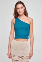 Ladies Cropped Asymmetric Top