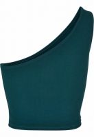 Ladies Cropped Asymmetric Top