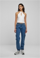 Ladies Short Wraped Neckholder Top