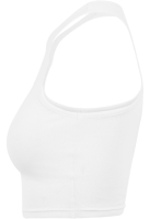 Ladies Cropped Rib Top