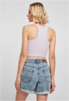 Ladies Cropped Rib Top