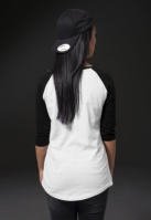 Ladies 5 Seconds of Summer Stacked Raglan Tee