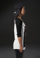 Ladies 5 Seconds of Summer Stacked Raglan Tee