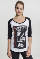 Ladies 5 Seconds of Summer Stacked Raglan Tee