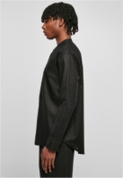 Cotton Linen Stand Up Collar Shirt