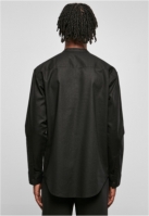 Cotton Linen Stand Up Collar Shirt