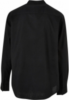 Cotton Linen Stand Up Collar Shirt