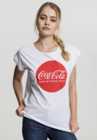 Ladies Coca Cola Round Logo Tee