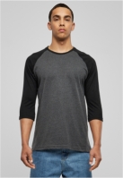 Contrast 34 Sleeve Raglan Tee