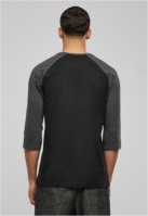 Contrast 34 Sleeve Raglan Tee