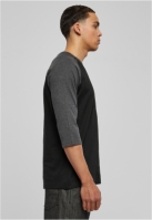 Contrast 34 Sleeve Raglan Tee