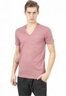 Melange V-Neck Pocket Tee