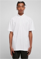 Boxy Zip Pique Tee