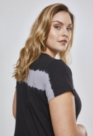 Ladies Striped Tie Dye Tee