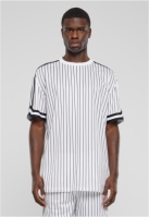 Oversized Striped Mesh Tee