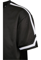 Oversized Stripes Mesh Tee