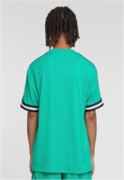 Oversized Stripes Mesh Tee