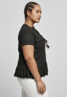Ladies Organic Volant Tee
