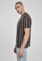 Printed Oversized Retro Stripe Tee