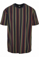 Printed Oversized Retro Stripe Tee