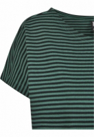 Ladies Yarn Dyed Baby Stripe Tee