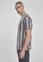 Printed Oversized Bold Stripe Tee