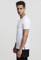 Long Zipped Synthetic Leather Bottom Tee