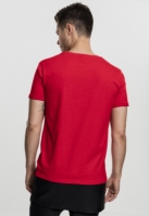 Long Zipped Synthetic Leather Bottom Tee
