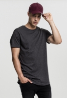 Shaped Melange Long Tee