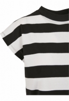 Ladies Stripe Short Tee