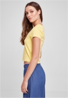 Ladies Stretch Jersey Cropped Tee