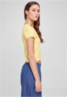 Ladies Stretch Jersey Cropped Tee
