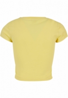 Ladies Stretch Jersey Cropped Tee