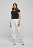 Ladies Stretch Jersey Cropped Tee