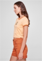 Ladies Stretch Jersey Cropped Tee