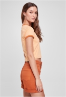 Ladies Stretch Jersey Cropped Tee