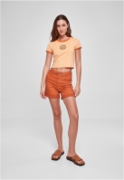 Ladies Stretch Jersey Cropped Tee