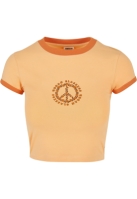 Ladies Stretch Jersey Cropped Tee