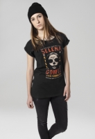 Ladies Selena Gomez Kill Em Skull Tee