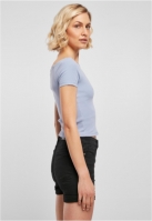 Ladies Off Shoulder Rib Tee