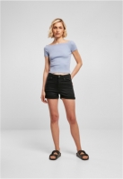 Ladies Off Shoulder Rib Tee