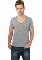 Slub Y-Neck Henley